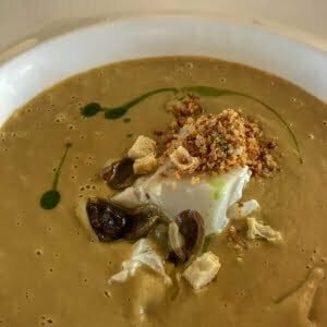Zuppa di Ceci with Fish and Olives