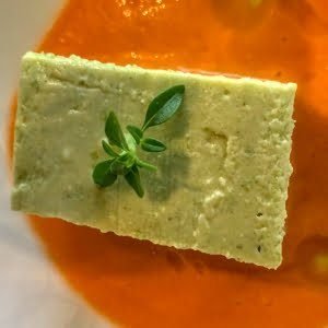 Osteria Veglio Vegetable Flan Tomatoe Jus