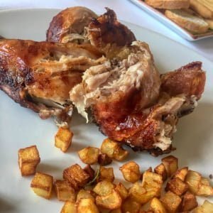 Filippo Spit Roasted Rabbit and Potatoes